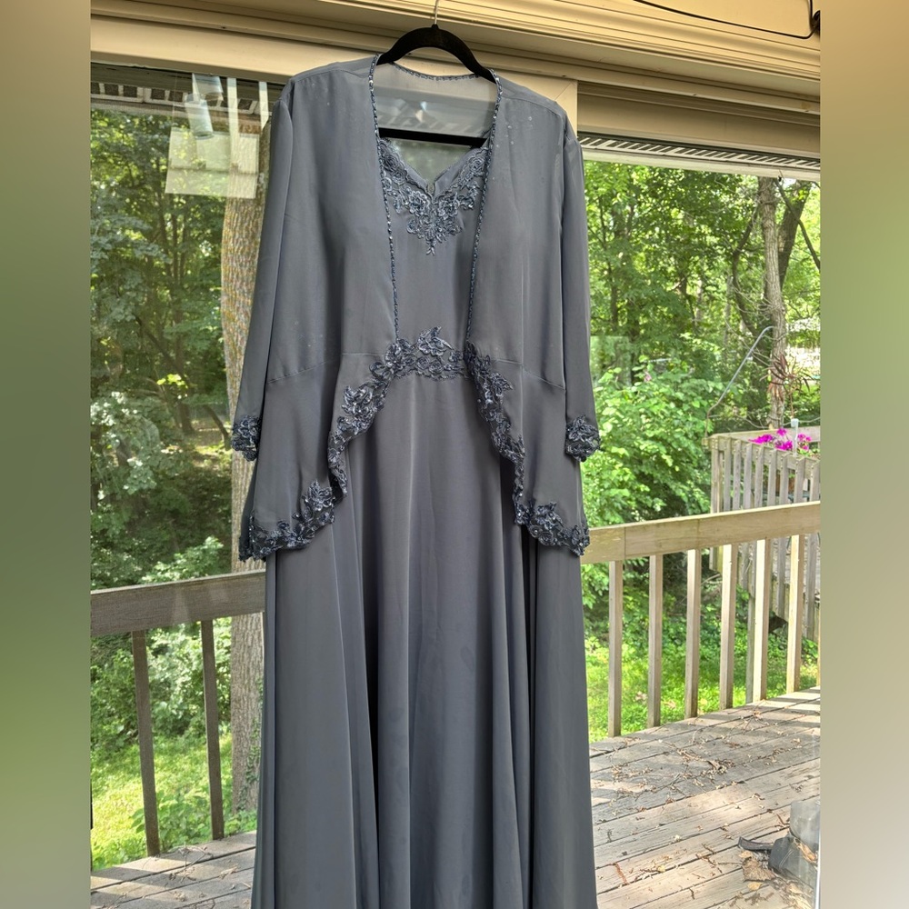 JJ's House Navy Satin Dress